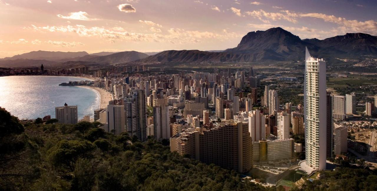 베니돔 Planta 39 - Impresionantes Vistas Al Mar 아파트 외부 사진